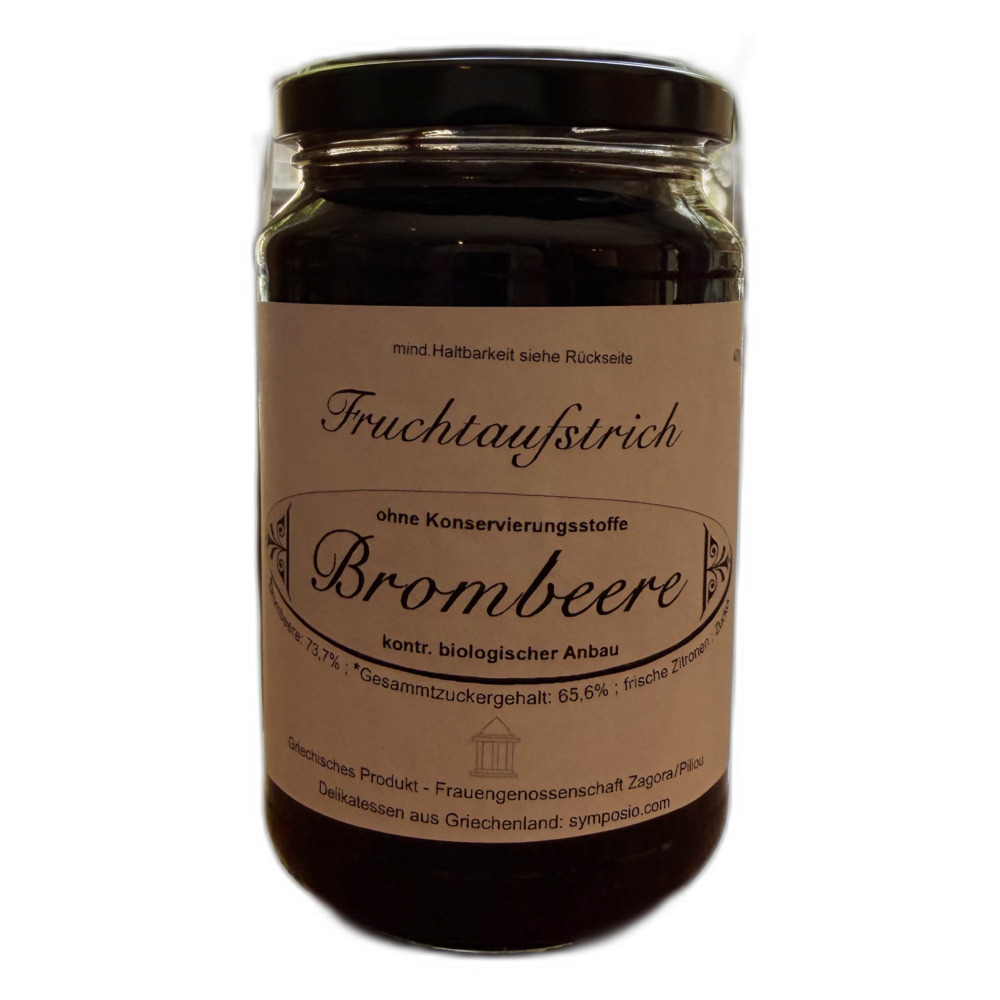 Fruchtaufstrich Brombeere (ohne Konservierungsstoffe, kontr. biologischer Anbau)