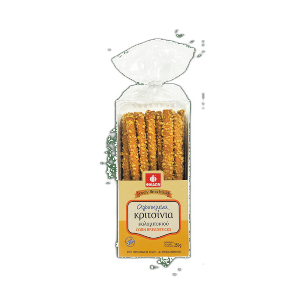 Faidon "Lovely Breadsticks" Mais-Grissini (Αγαπημένα κριτσίνια καλαμποκιού / Corn Breadsticks)