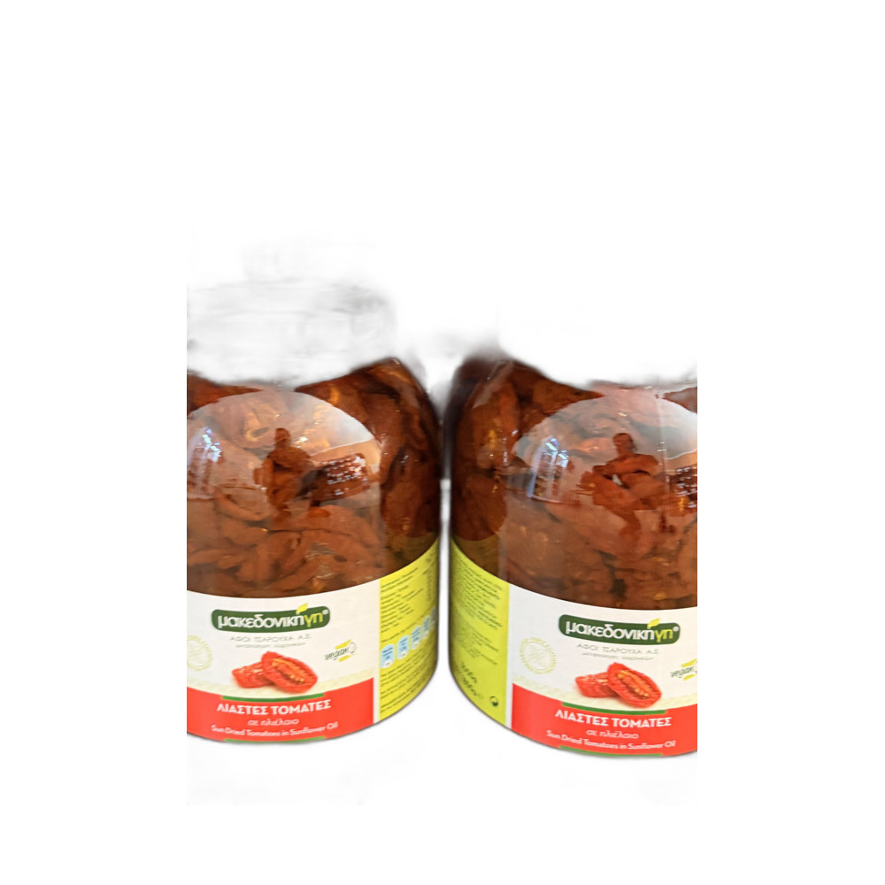 Getrocknete Tomaten (Streifen) in Sonnenblumenöl / Λιαστές Τομάτες σε ηλιέλαιο – Sun-Dried Tomatoes in Sunflower Oil